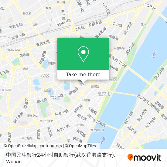 中国民生银行24小时自助银行(武汉香港路支行) map