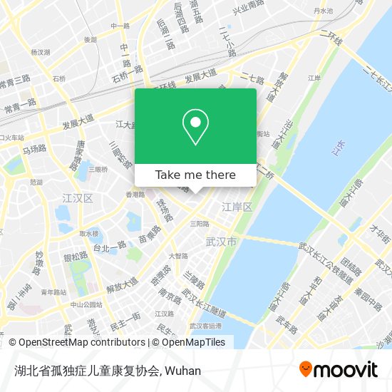 湖北省孤独症儿童康复协会 map