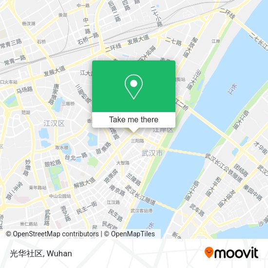 光华社区 map