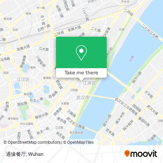 通缘餐厅 map