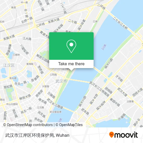 武汉市江岸区环境保护局 map