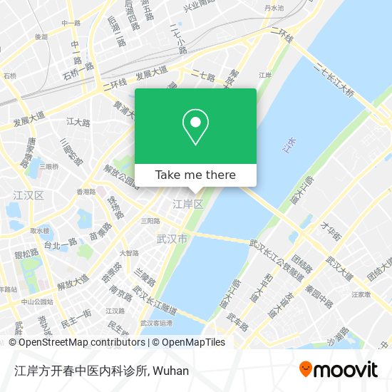 江岸方开春中医内科诊所 map