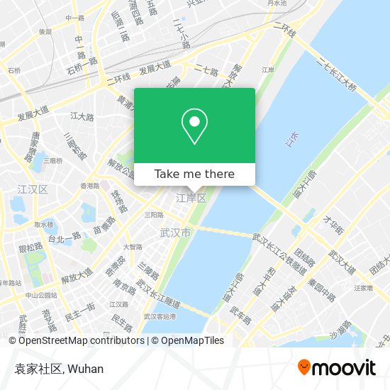 袁家社区 map