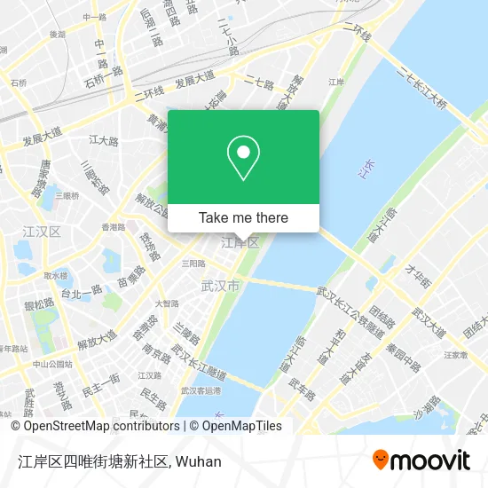 江岸区四唯街塘新社区 map