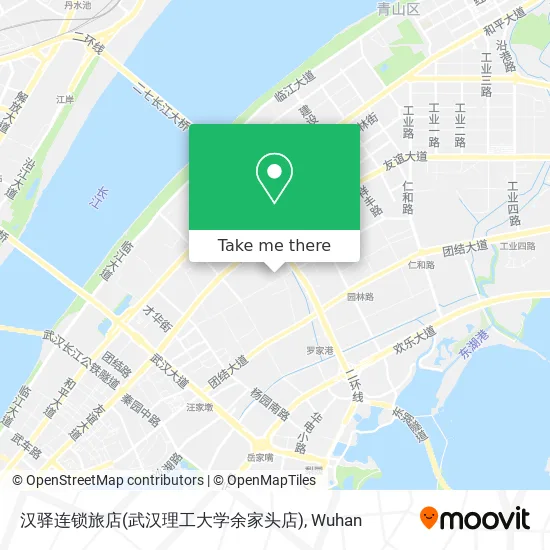 汉驿连锁旅店(武汉理工大学余家头店) map