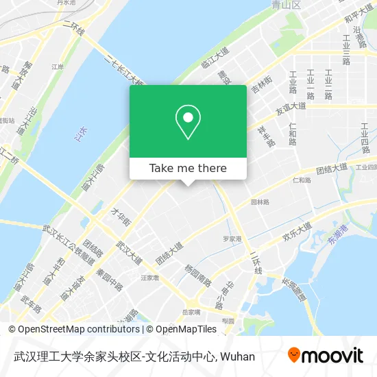 武汉理工大学余家头校区-文化活动中心 map