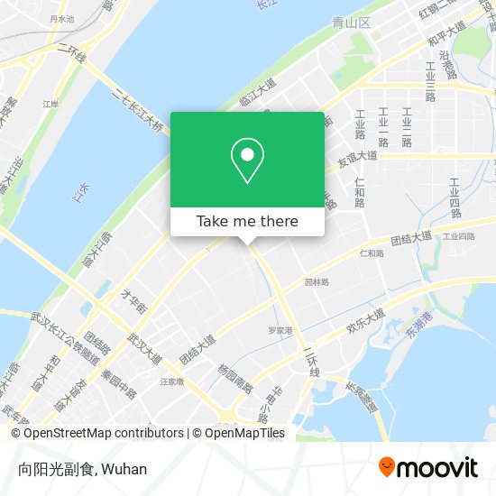 向阳光副食 map