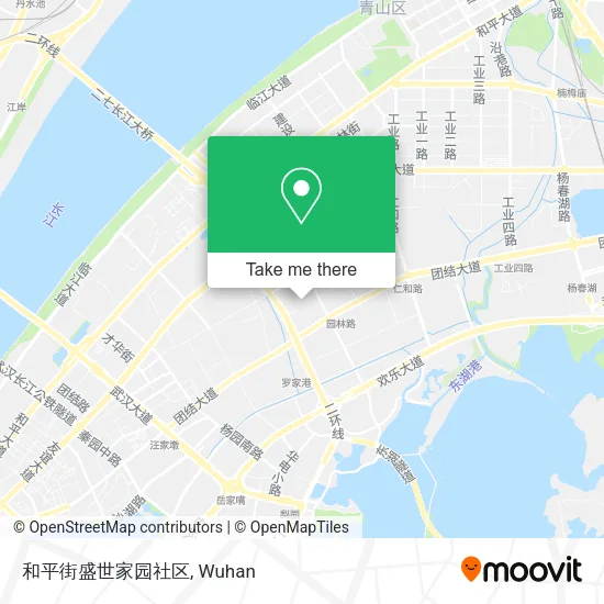 和平街盛世家园社区 map