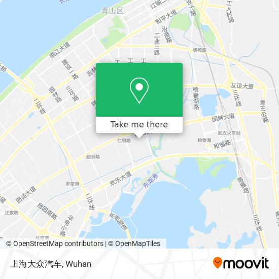 上海大众汽车 map