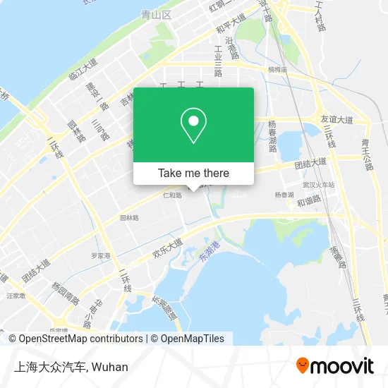上海大众汽车 map