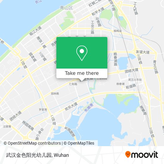 武汉金色阳光幼儿园 map