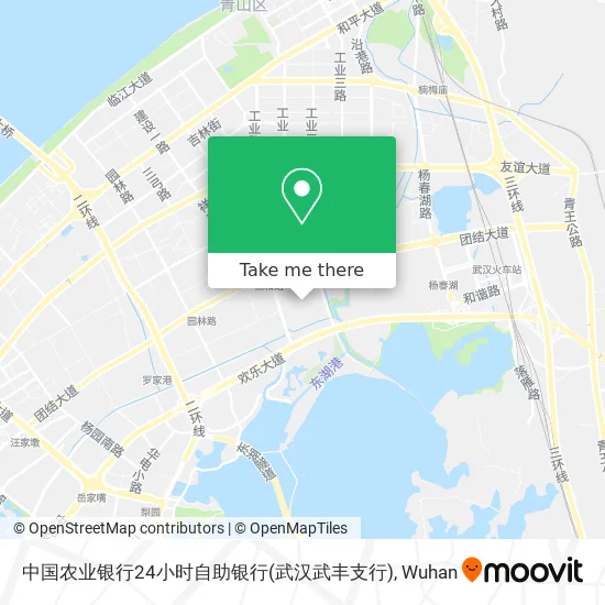 中国农业银行24小时自助银行(武汉武丰支行) map