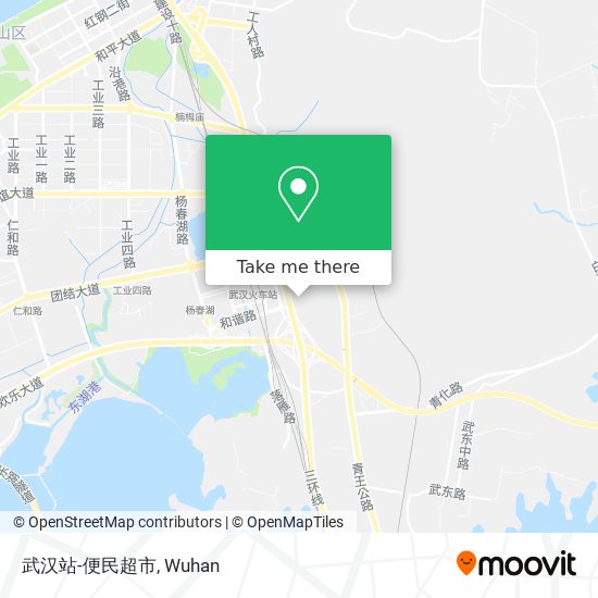 武汉站-便民超市 map