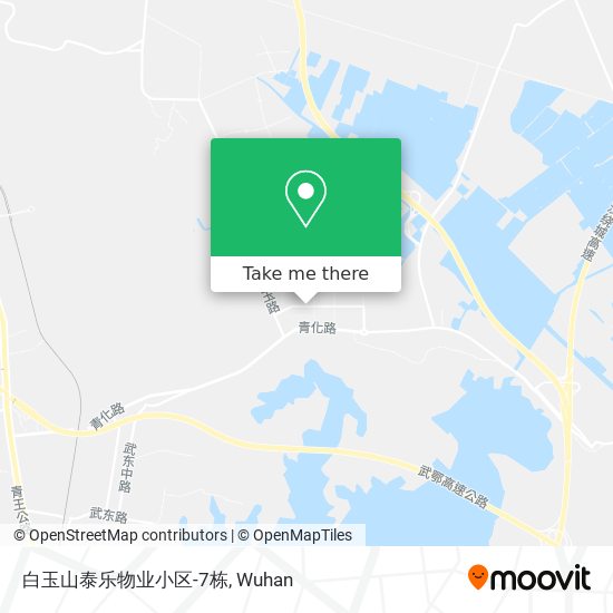 白玉山泰乐物业小区-7栋 map