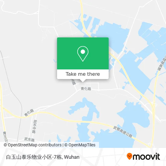 白玉山泰乐物业小区-7栋 map
