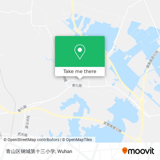 青山区钢城第十三小学 map