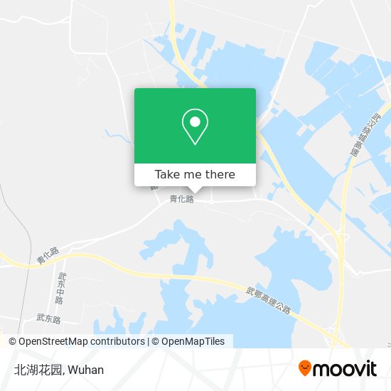 北湖花园 map