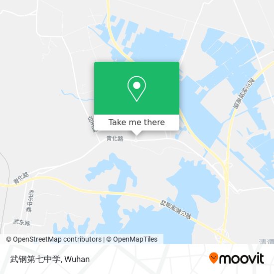 武钢第七中学 map