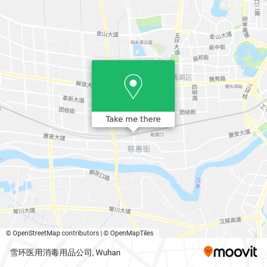 雪环医用消毒用品公司 map