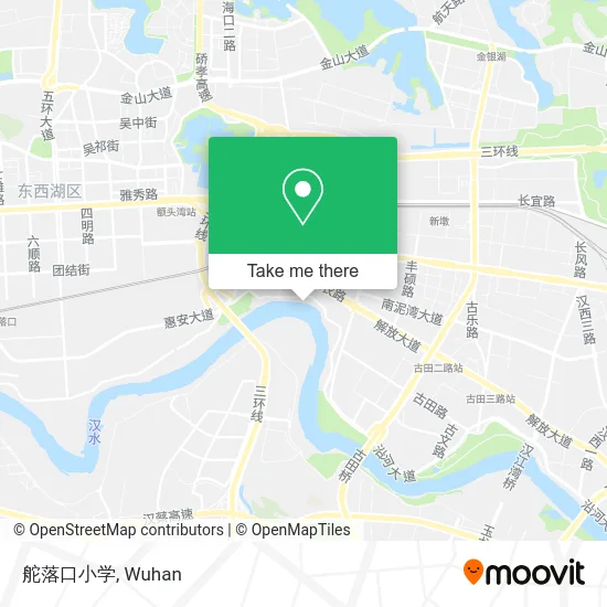 舵落口小学 map