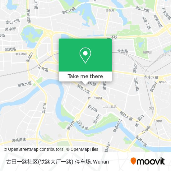 古田一路社区(铁路大厂一路)-停车场 map