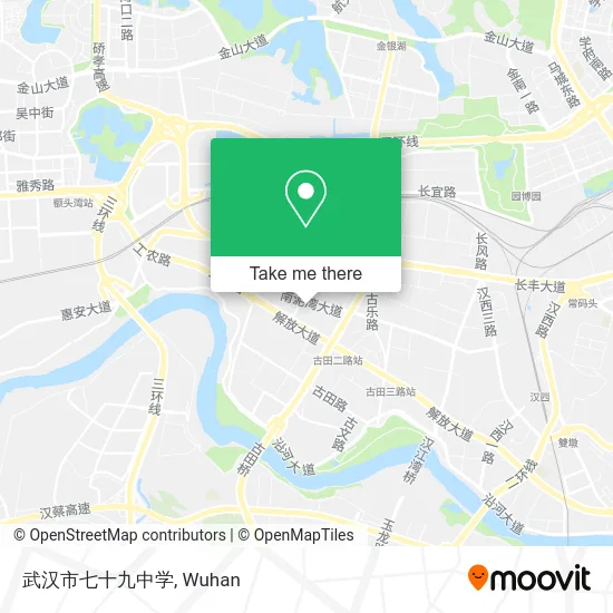 武汉市七十九中学 map