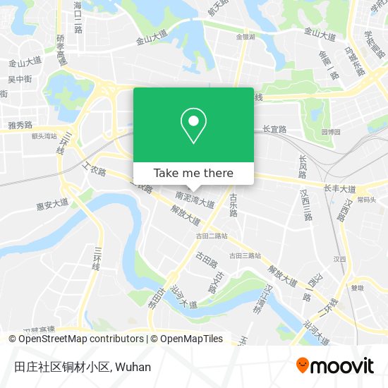 田庄社区铜材小区 map