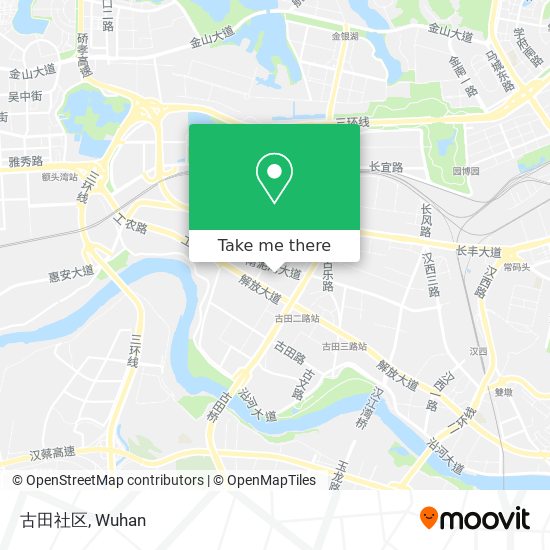 古田社区 map