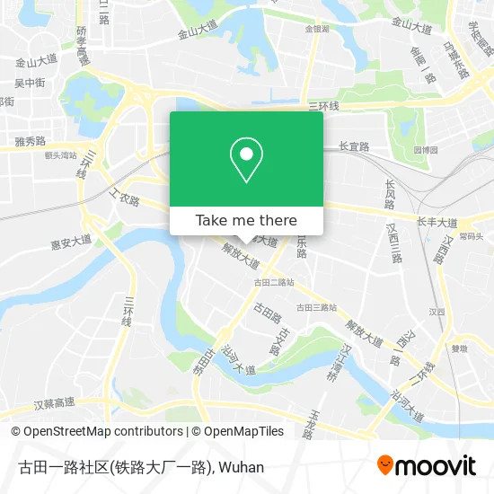 古田一路社区(铁路大厂一路) map