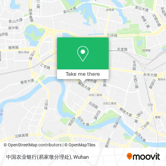 中国农业银行(易家墩分理处) map