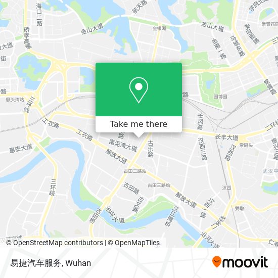 易捷汽车服务 map