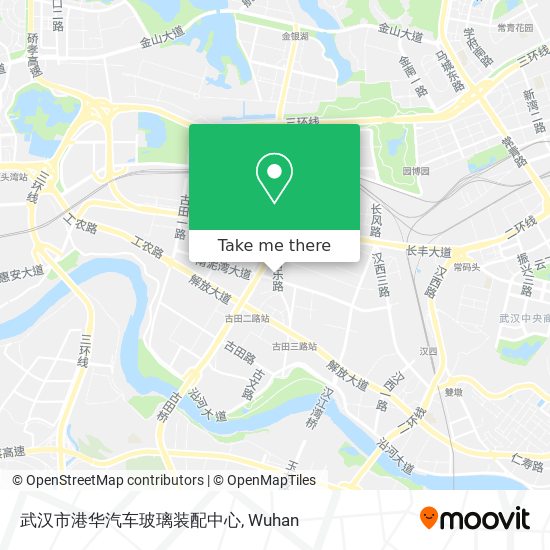 武汉市港华汽车玻璃装配中心 map