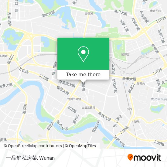 一品鲜私房菜 map