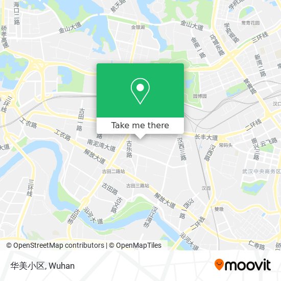 华美小区 map