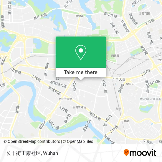 长丰街正康社区 map