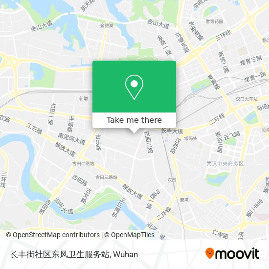 长丰街社区东风卫生服务站 map