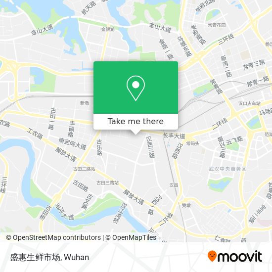 盛惠生鲜市场 map