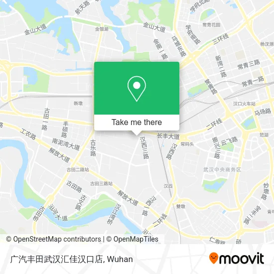 广汽丰田武汉汇佳汉口店 map