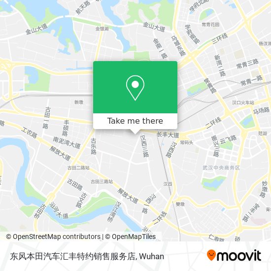 东风本田汽车汇丰特约销售服务店 map