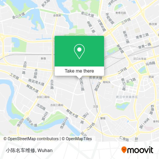 小陈名车维修 map