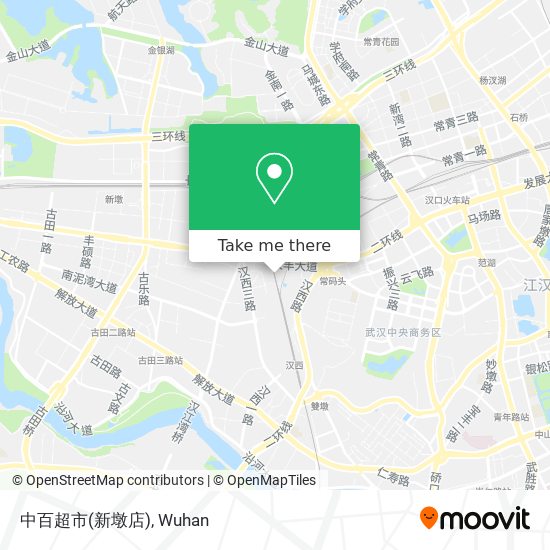中百超市(新墩店) map
