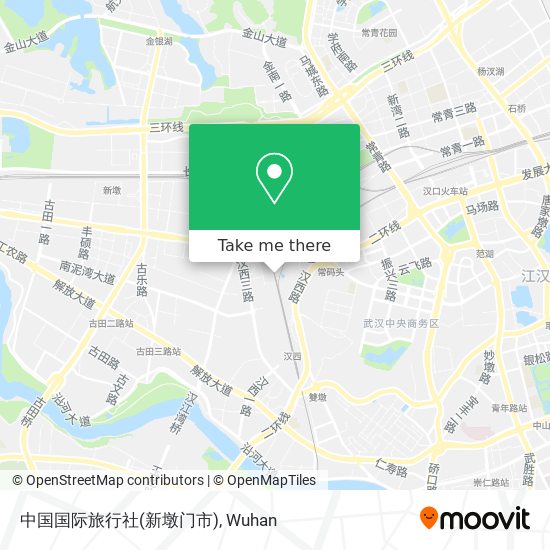 中国国际旅行社(新墩门市) map