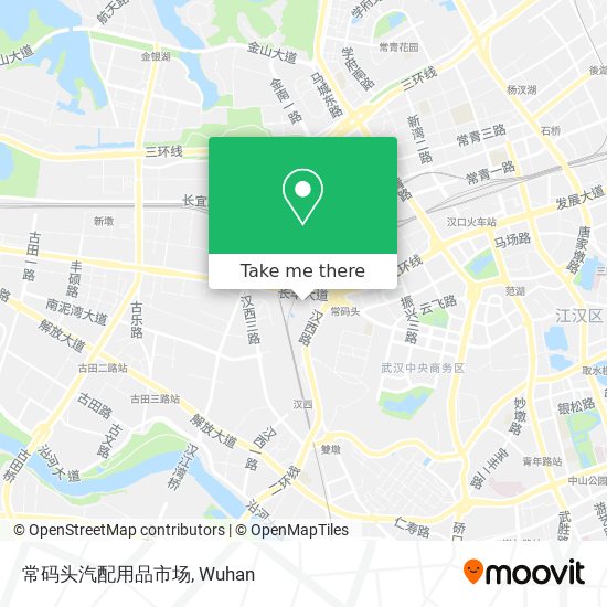 常码头汽配用品市场 map