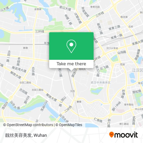 靓丝美容美发 map