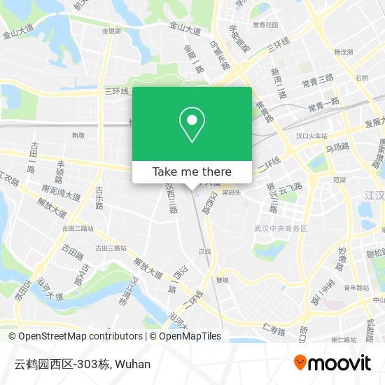 云鹤园西区-303栋 map
