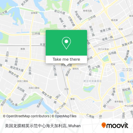美国龙膜精英示范中心海天加利店 map