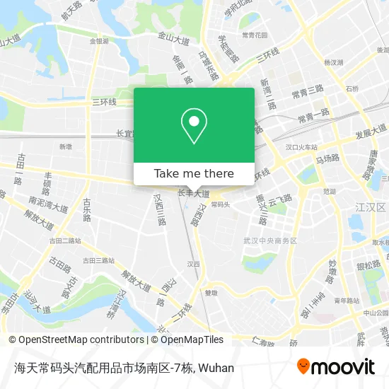 海天常码头汽配用品市场南区-7栋 map