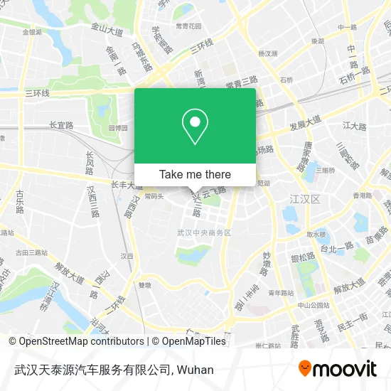 武汉天泰源汽车服务有限公司 map