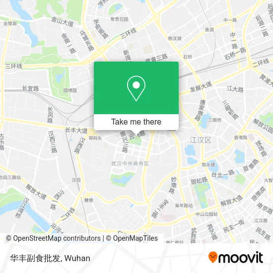 华丰副食批发 map