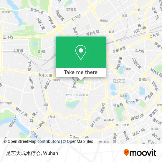 足艺天成水疗会 map